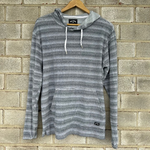 Billabong Gray Striped Hoodie - Picture 4 of 6